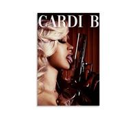 ijshndgn Cardi B Poster Vintage Art Cover Room Decor Aesthetic for Bedroom Living Room Walls Aesthetic Poster 08x12inch(20x30cm) Unframe-style