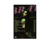 ijshndgn Charli XCX Poster Vintage Art Cover Room Decor Aesthetic for Bedroom Living Room Walls Aesthetic Poster 08x12inch(20x30cm) Unframe-style