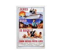 ijshndgn From Russia with Love Poster Vintage Art Cover Room Decor Aesthetic for Bedroom Living Room Walls Aesthetic Poster 08x12inch(20x30cm) Unframe-style
