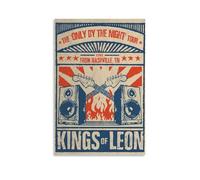 ijshndgn Kings of Leon Poster Vintage Art Cover Room Decor Aesthetic for Bedroom Living Room Walls Aesthetic Poster 16x24inch(40x60cm) Unframe-style