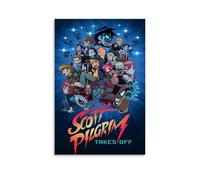 ijshndgn Scott Pilgrim Takes Off Poster Vintage Art Cover Room Decor Aesthetic for Bedroom Living Room Walls Aesthetic Poster 08x12inch(20x30cm) Unframe-style