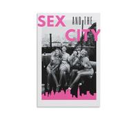 ijshndgn Sex And The City Poster Vintage Art Cover Room Decor Aesthetic for Bedroom Living Room Walls Aesthetic Poster 12x18inch(30x45cm) Unframe-style