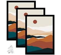 ijuerybai Black 10x14 Picture Frame Set of 3, High Transparent Frame for 10 By 14 Photo Collage Canvas Poster Size Wall Mount and Tabletop Horizontally Vertically (Black, 10 x 14 inches)