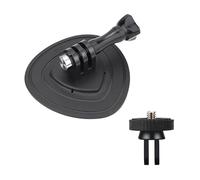 IJYHZKE Flexible Adhesive Mount for DJI OSMO Action 6, and Helmet - Universal Strong Sticky Base with 1/4 Inch & 3-Claw Adapter, Holds Up to 2kg (1x Adhesive Mounting Bracket Set)