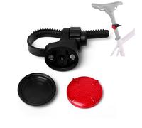 IJYHZKE Reflective Light Bike Seatpost Hidden Holder for AirTag, 2-in-1 Seat Tube Protective Case Anti-Loss Tracker Mount with Adjustable Strap for Scooters & Bicycles