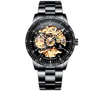 IK Colouring Skeleton S102 - Man - 42 mm - Analogue - Automatic - Mineral Glass Black 20 mm