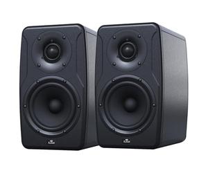 IK Multimedia iLoud Precision 5, nearfield studio monitor, 5" Woofer + 30 mm Tweeter, 135W RMS, Coherent phase & time response, built-in ARC room calibration system, incl. measurement mic & X-MONITOR