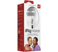 IK Multimedia iRig Voice Handheld Microphone for iOS and Android - White