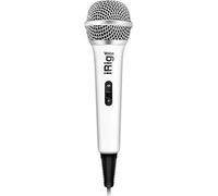 IK Multimedia iRig Voice Handheld Microphone for iOS and Android - White