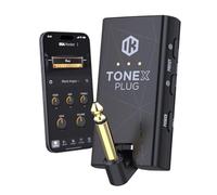 IK Multimedia TONEX Plug: Portable AI Powered Guitar and Bass Headphone Amplifier with Over 40,000 Tone Models, USB-C Audio Interface, Bluetooth Streaming and Audio Tool
