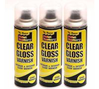 Ik-Onkar 3x CLEAR GLOSS SPRAY VARNISH 250ML INTERIOR EXTERIOR ALL PURPOSE