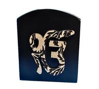 ik onkar | Wooden Handcrafted Self Standing Statue for Car Dashboard | Home Decor | Gifting | Decorative Showpiece - 4 inches