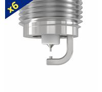 IK20TT Iridium Spark Plugs x6 Ignition Electrical Replacement Spare By Denso