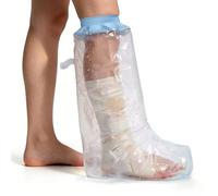 IKAAMDX Waterproof Lower Leg Cover for Shower, Cast Cover Waterproof,Watertight Cast Protector for Broken Bones & Post-Surgery Wound, Reusable Dressing Lower Leg