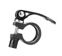 IKAAR Bike Seat Post Clamp Quick Release Cycling Seat Clamps Aluminium Alloy Seatpost Collar 34.9mm Bicycle Seatpost Clamp Black