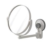 IKAAR Double Sided 1X/3X Magnifying Mirror - Wall Mounted Swivel Bathroom Mirror 6.69 Inch With Suction Cup - Adjustable Round Vanity for Shaving and Makeup