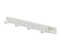 IKAAR Modern Self-Adhesive Wall Mounted Hanger 4 Row Gap Hook Multi-Purpose Pull-Out Hook Rack Clothes Hat Holder