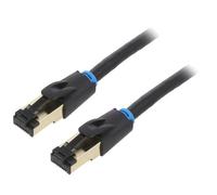 IKABD Patch cord S/FTP Cat 8 OFC PVC black 05m cores: 8 VENTION