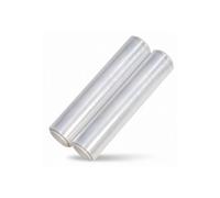 iKaku 2 Pack Clear Colour Stretch Film 400mm X 210M Each 23 Micron High Strength 750G Pallet Wrap Packaging Film