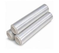 iKaku 3 Pack Clear Colour Stretch Film 400mm X 210M Each 23 Micron High Strength 750G Pallet Wrap Packaging Film