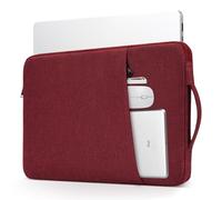 iKammo 15.6-16 Inch Laptop Sleeve Computer Bag for HP 15.6" Laptop/Victus 15/ Pavilion Envy x360, Acer Aspire, Lenovo IdeaPad, Dell Inspiron, ASUS VivoBook Pro/Chromebook Zenbook, Wine Red