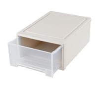 Ikando 18L Stackable Plastic Storage Drawers, Makeup Organiser Box | 39.93 x 30.1 x 16.97 CM, Cosmetic Holder, Plastic Storage Box for Vanity, Bathroom, Under Sink, Kitchen, Pantry