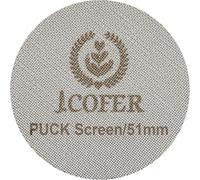 IKAPE 51mm Espresso Puck Screen, 1.7mm 150?m Ultra Thin Coffee Reusable Professional Barista Espresso Screen for Bottomless Portafilter Filter Basket - Made with 316 Stainless Steel