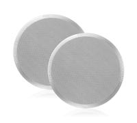 IKAPE 53.3mm 2pc Espresso Puck Screen, 0.2mm Thickness, Reusable Metal Ultra-thin & Ultra-light Coffee Filters, Food-grade 316 Stainless Steel Coffee Puck Screen for Espresso Baristas