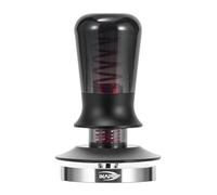 IKAPE 53.3MM Semi-Transparent Coffee Tamper for Espresso, Spring Calibrated with Flat Premium Stainless Steel Base, Suitable for 54mm Breville Bottomless Portafilters(New Upgrade)
