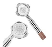 IKAPE 54mm Bottomless Naked Portafilter, Suitable for 54mm Breville Barista Series BES870/878/880 Machine & Solis Barista Machines (Included 18g Capacity Filter Basket)