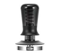 IKAPE 58.35mm Semi-Transparent Espresso Coffee Tamper, Premium Barista Coffee Tamper with Calibrated Spring Loaded, Threaded Stainless Steel Base Tamper for Espresso Machine(New Upgrade)