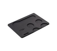 IKAPE Coffee Accessory Tool, Espresso Tamper Station Mat, Espresso Distributor & Portafilter Holder Mat, Food Safe & Non-Slip Espresso Silicone Coffee Mat