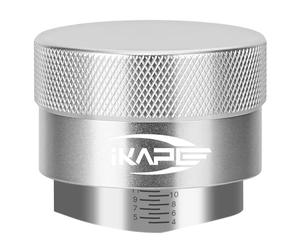IKAPE Coffee Products, 49MM Coffee Distributor, Gravity Adaptive Espresso Distributor Fits All 49MM Espresso Portafilter(Silver)