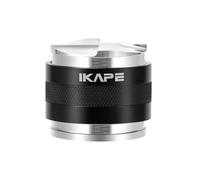 IKAPE Coffee Products, 53mm Coffee Distributor & Hand Tamper, Adjustable Depth Espresso Distributor Fits All 53mm Espresso Portafilter, Compatible with 54MM Breville Bottomless Portafilter (Black)
