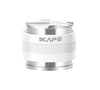 IKAPE Coffee Products, 53mm Coffee Distributor & Hand Tamper, Adjustable Depth Espresso Distributor Fits All 53mm Espresso Portafilter, Compatible with 54MM Breville Bottomless Portafilter (White)