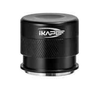 IKAPE Coffee Products, 53MM Espresso Tamper, Premium Barista Coffee Calibrated Tamper with Spring Loaded, 100% Stainless Steel Tamper Compatible with 54MM Breville Bottomless Portafilter (Black)
