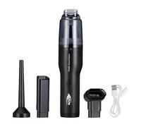 IKAPE Cordless Coffee Ground Vacuum - Portable handheld vacuum with HEPA filter, USB-C rechargeable, 2 suction levels; mini vacuum for coffee bar, car, desk & kitchen.