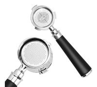 IKAPE Espresso 51mm Portafilter, 3 Ears Coffee Portafilter with Silicone Handle, Compatible with 51mm Delonghi EC0680, EC0685, SMEG & EUPA Coffee Machines