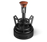 IKAPE Espresso Coffee V3 WDT Tool, 58mm Stirrer Distribution Tool, Equipped with 10-needle Stirrer, Adjustable Needle Height, Coffee Stirrer with Dosing Funnel & Stand