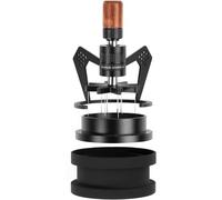 IKAPE Mantis WDT Distribution Tool, V3-58.5MM Espresso Stirrer Distribution Tool for Barista - 8 Needle Espresso Stirrer with Dosing Funnel & Stand, Adjustable Needle Height, Walnut Handle