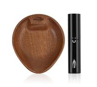 IKAPE Wooden Coffee Bean Dosing Cup and Spray Bottle Kit for Espresso Bar Accessories for Reducing Coffee Power Static, Dosing Tray for Coffee or Tea, Sugar