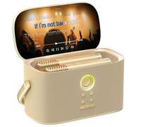 Ikarao Karaoke Machine for Adults, with Lyrics Display Screen, 2 Self-Charging Wireless Microphones, Autotune & EQ, 140W Speaker, Connect TV, Portable Karaoke System for Home, Family, Party, Travel