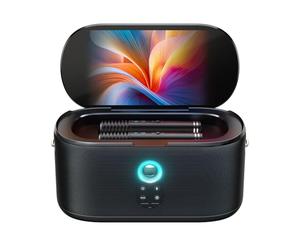 Ikarao Shell S1 Karaoke Machine for Adults, with Lyrics Display, 2 Wireless Microphones, 10.1" Screen, 280W, Autotune EQ, Home Karaoke System Set with KaraFun Prime, HDMI for TV