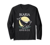 Ikaria Greece Sunset Long Sleeve T-Shirt