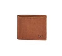 IKARUS Erebus Full Grain Genuine Leder Bi Fold Wallet for Men (7005), Honey, Two Fold Wallet