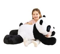 IKASA Giant Panda Stuffed Animal Plush Toy,78cm Large Cute Jumbo Soft Toys,Huge Big Size Plushy Fluffy Fat Oversized Plushie,Gifts for Kids