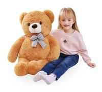 IKASA Giant Teddy Bear Soft Toys Stuffed Animals (78cm, brown)