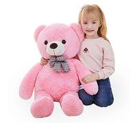 IKASA Giant Teddy Bear Soft Toys Stuffed Animals (78cm, pink)