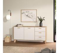Ikast Sideboard 2 Doors + 3 Drawers in Jackson Hickory and White