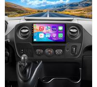 ikasus 10" 4G+64G Car Stereo for Vauxhall Movano B Renault Master 3 Double Din Car Radio Receiver w/Wireless Carplay Android Auto GPS Navi Voice Control Bluetooth Wifi FM SWC Backup Camera Mic